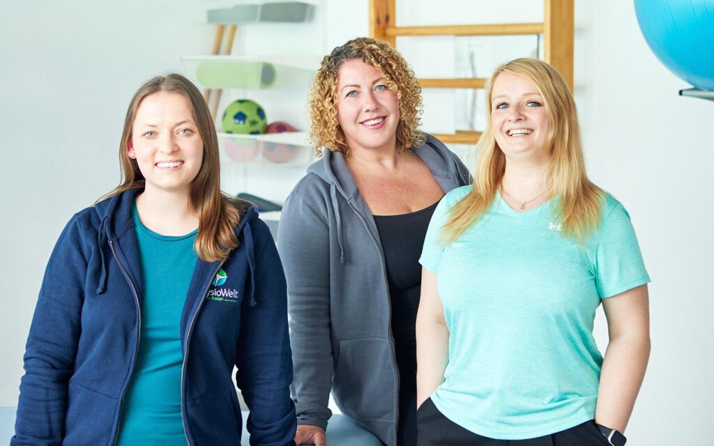 Unser Team in der PhysioWelt Aalen · Physiotherapie und Krankengymnastik